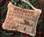 (image for) Believe In Santa - 2021 Sampler Ornament